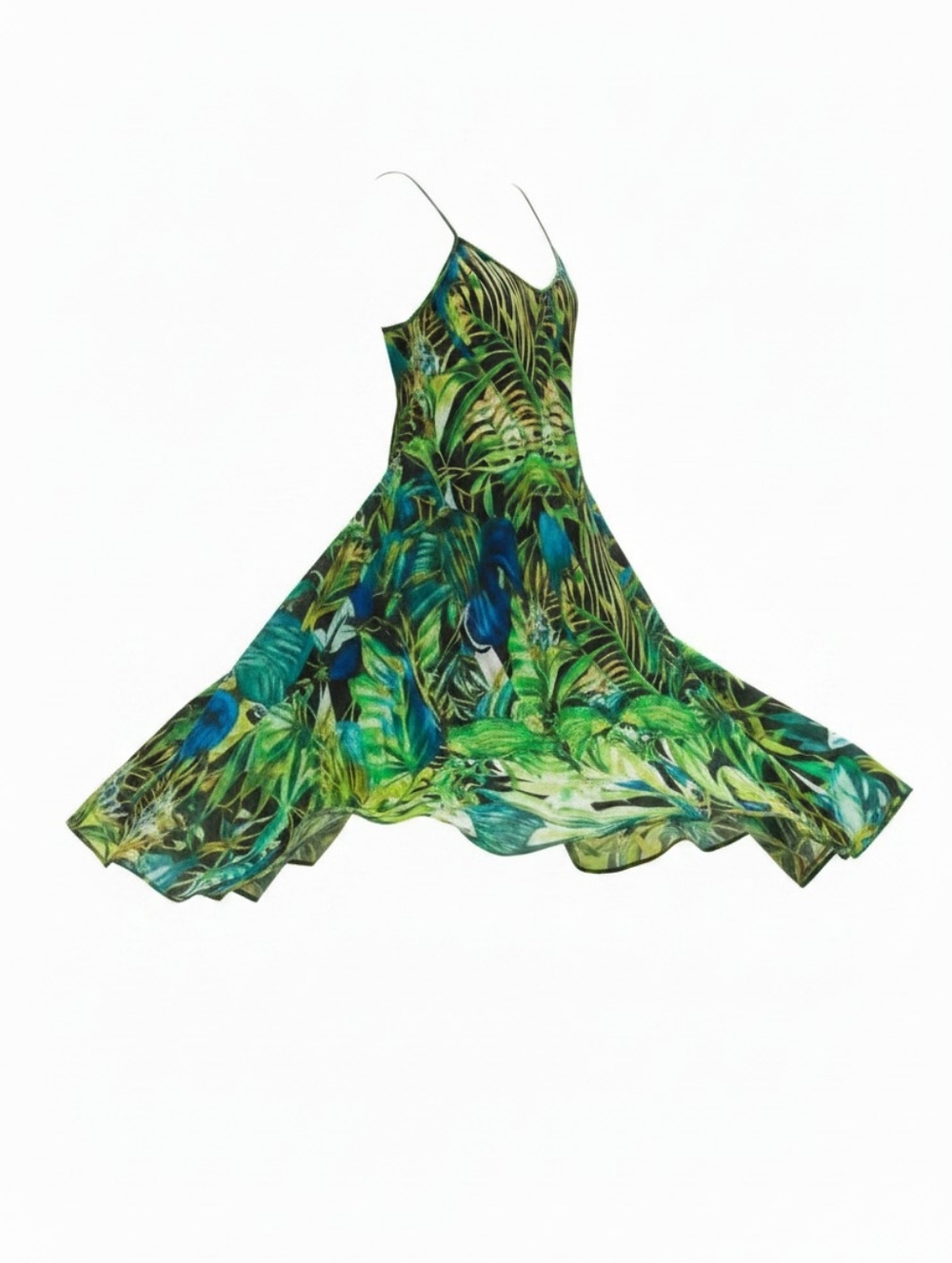 H&M Tropical Breezy Sundress- Size Small- Like New - Picture 5 of 11